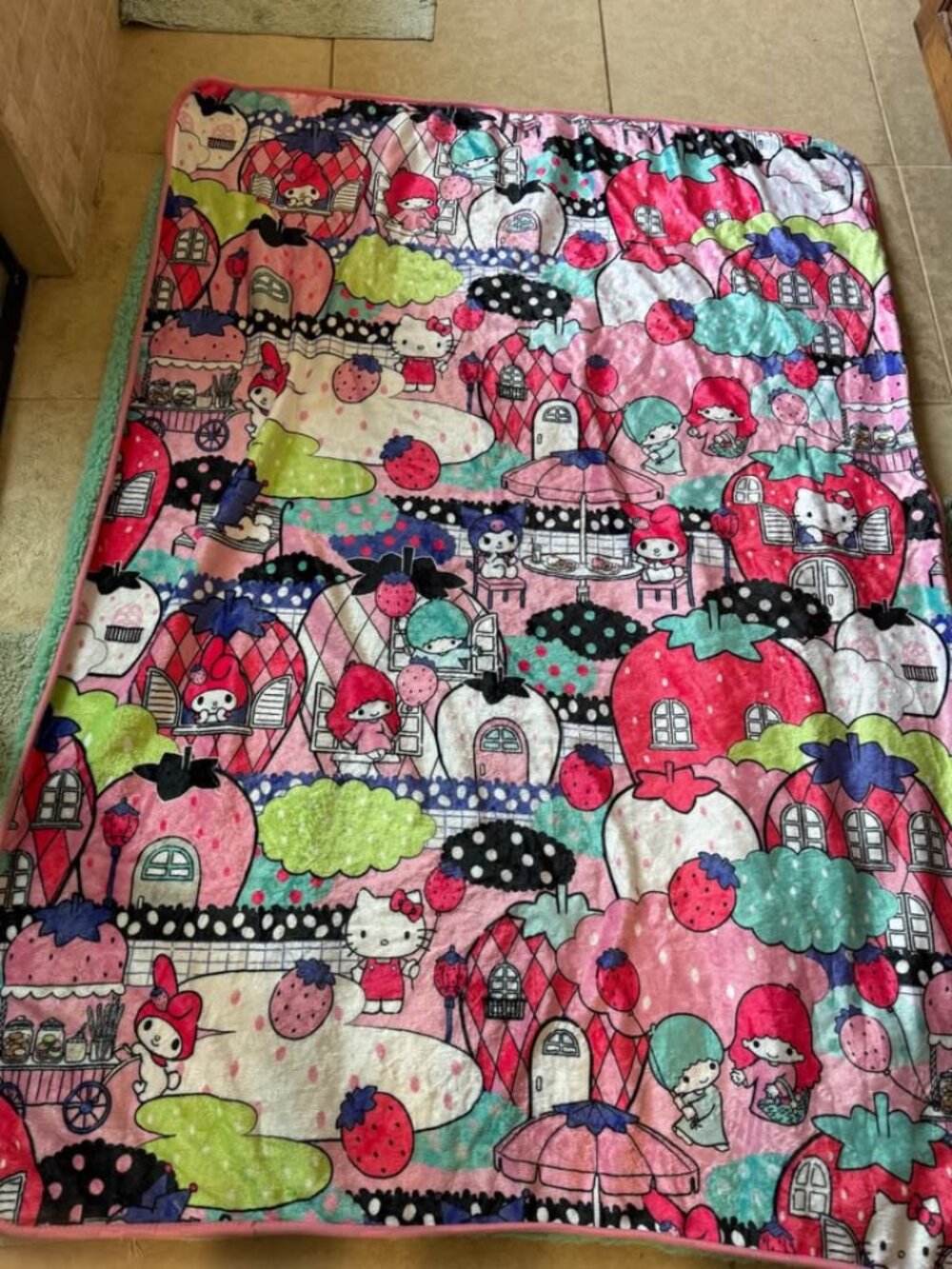 Hello Kitty throw blanket